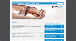 Desktop Screenshot of procom-deaf.ch